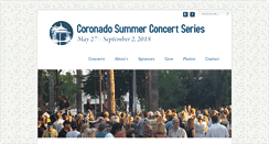 Desktop Screenshot of coronadoconcert.com