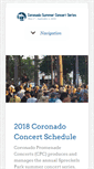 Mobile Screenshot of coronadoconcert.com